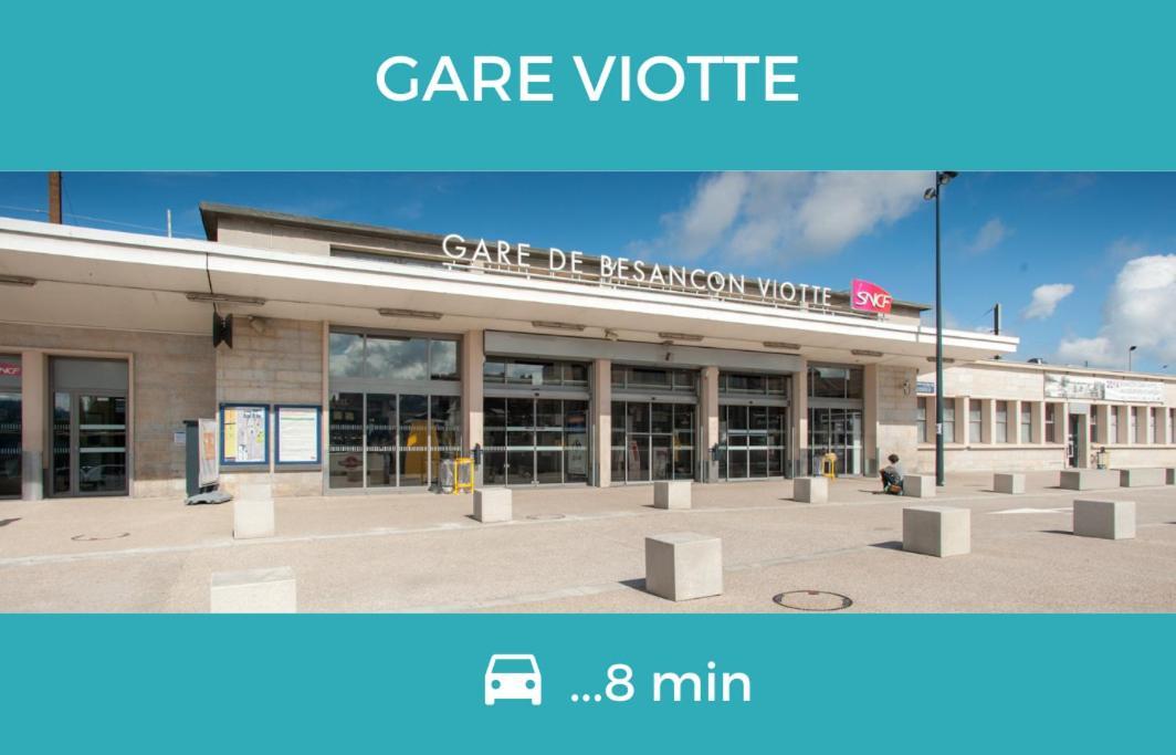 Nouveau - Grande Terrasse - L'Horloge - Calme - Home-One Besançon Exterior foto